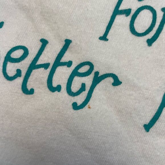 VINTAGE Plant Seeds For A Better Future Graphic T-Shirt Men XL 90s Single Stitch - Picture 4 of 9